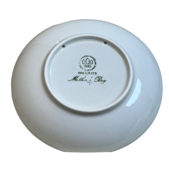 1973 B & G Bing Grondahl Mothers Day Plate Duck Ducklings Mors Day Denmark 6" - Picture 2 of 3
